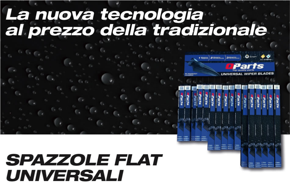 QPARTS spazzole flat universali